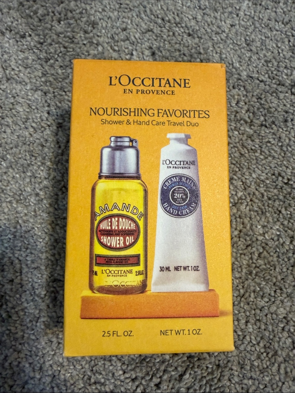 L'OCCITANE Yellow & White Nourishing Favorites Shower and Hand Care Duo